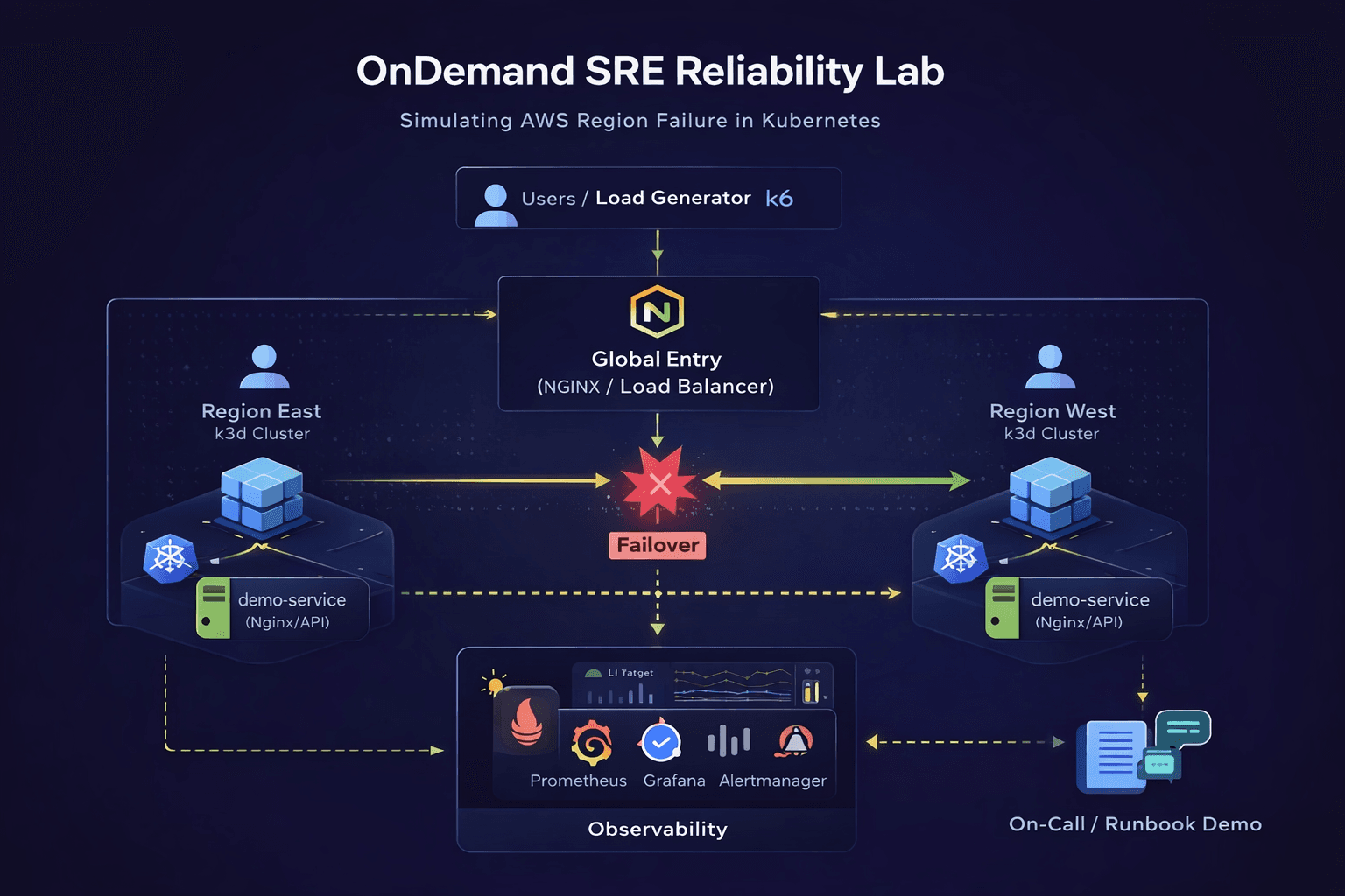 OnDemand SRE Reliability Lab Architecture